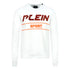 Philipp Plein Sport Orange Bold Logo White Jumper FIPS211 01 Orange